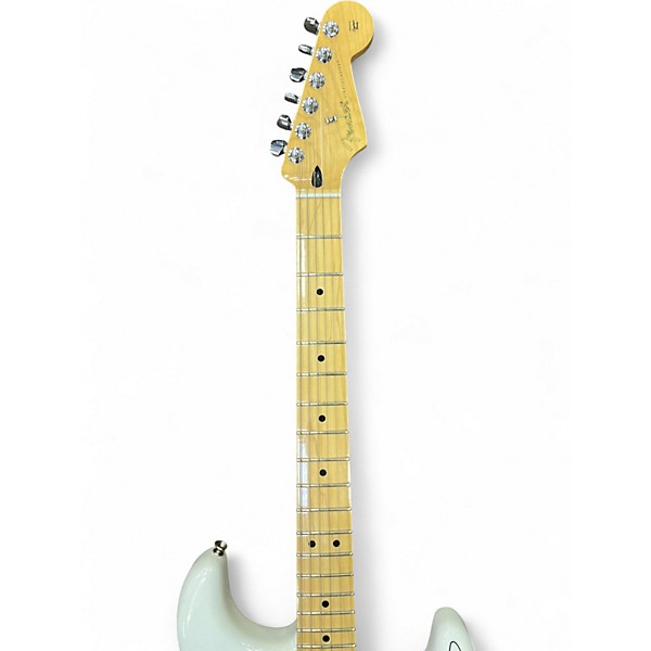 Used Fender Stratocaster Alpine White Solid Body Electric Guitar
