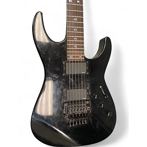 Used 1998 ESP KH2 Kirk Hammett Signature Black Solid Body Electric Guitar
