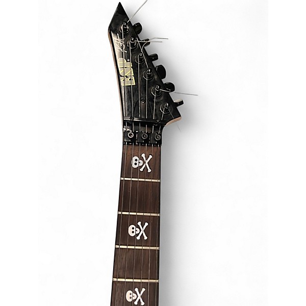 Used 1998 ESP KH2 Kirk Hammett Signature Black Solid Body Electric Guitar