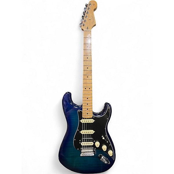 Used Fender Player Stratocaster Blue Burst Solid Body Electric Guitar