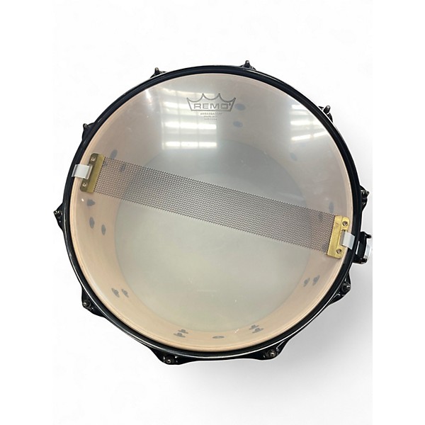 Used Pork Pie 14X6.5 Little Squealer Snare Green Drum