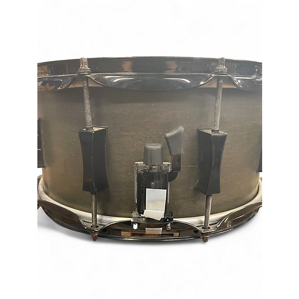 Used Pork Pie 14X6.5 Little Squealer Snare Green Drum