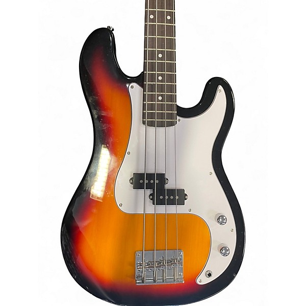 Used Donner Standards Series P Bass 2 Color Sunburst Electric Bass Guitar