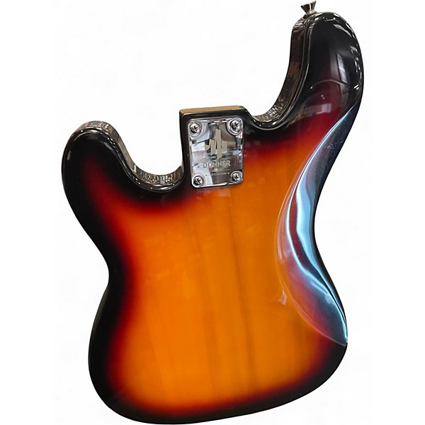 Used Donner Standards Series P Bass 2 Color Sunburst Electric Bass Guitar