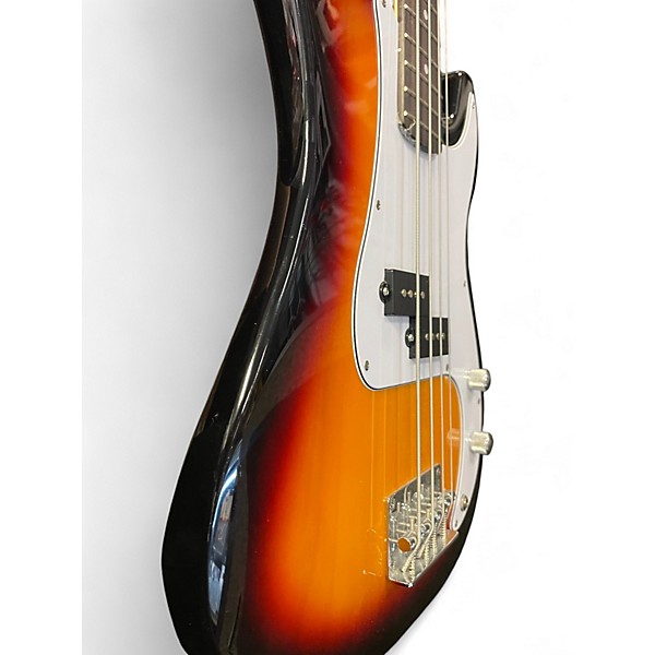Used Donner Standards Series P Bass 2 Color Sunburst Electric Bass Guitar
