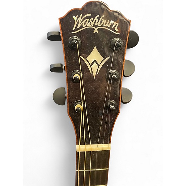 Used Washburn WCG25SCE Natural Acoustic Electric Guitar