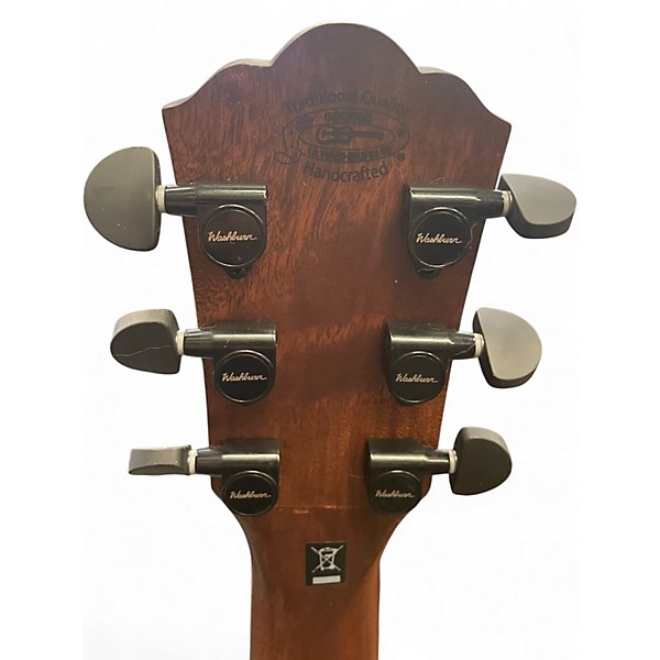 Used Washburn WCG25SCE Natural Acoustic Electric Guitar