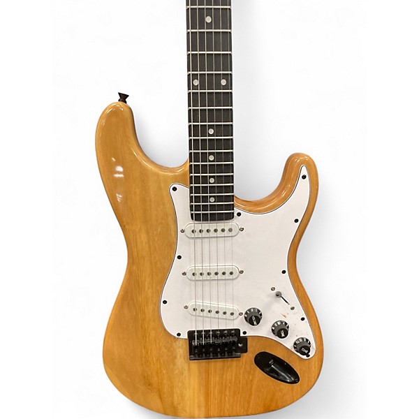 Used Lyx Pro STRAT STYLE Natural Solid Body Electric Guitar
