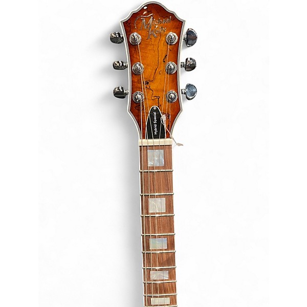 Used Michael Kelly Hybrid Special Brown Hollow Body Electric Guitar