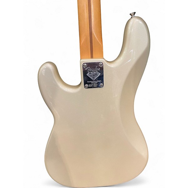 Used Fender 60th Diamond Anniversary Precision Bass Inca Silver Electric Bass Guitar