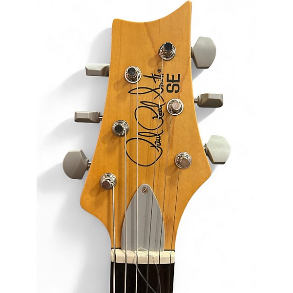 Used PRS SE Silver Sky Seafoam Green Solid Body Electric Guitar