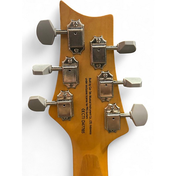 Used PRS SE Silver Sky Seafoam Green Solid Body Electric Guitar