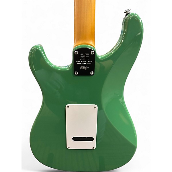 Used PRS SE Silver Sky Seafoam Green Solid Body Electric Guitar