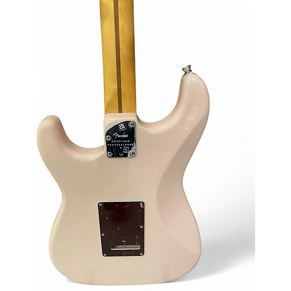 Used 2021 Fender American Professional II Stratocaster Shell Pink Solid Body Electric Guitar