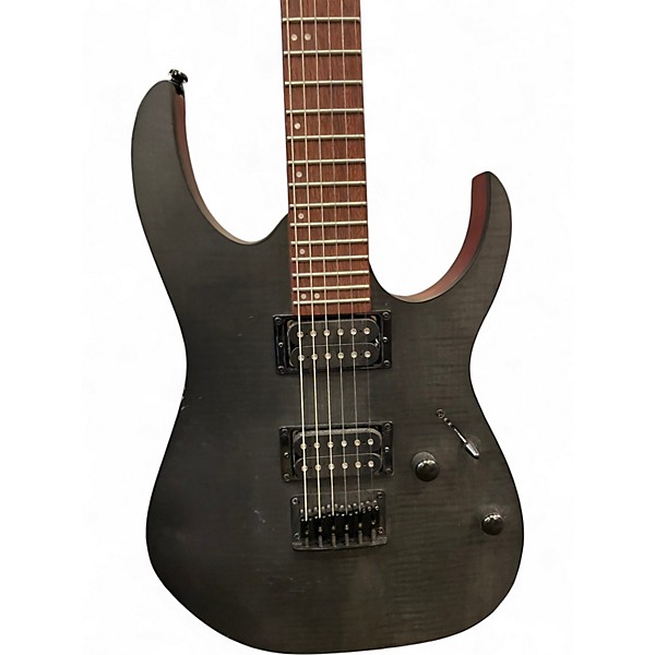 Used Ibanez RG6003FM Trans Black Solid Body Electric Guitar