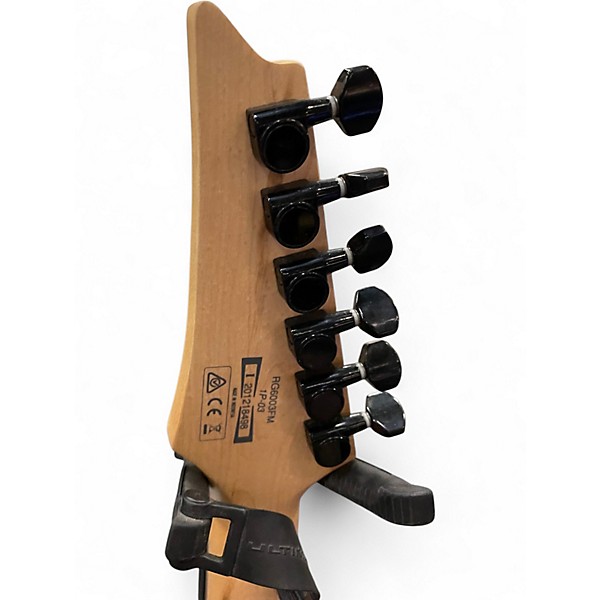 Used Ibanez RG6003FM Trans Black Solid Body Electric Guitar