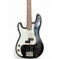Used Fender American Precision Bass LEFT BLACK Electric Bass Guitar