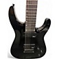 Used Jackson JS22-7 Dinky 7 String Black Solid Body Electric Guitar