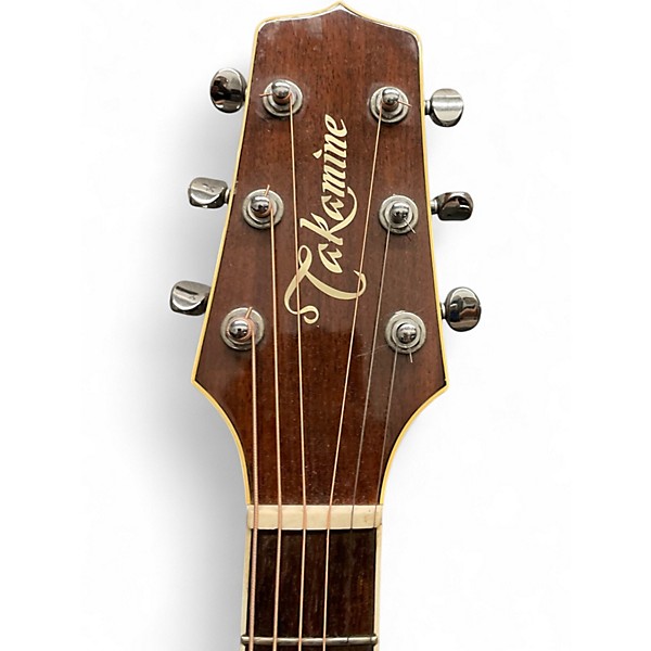 Used Takamine PT-108 2 Tone Sunburst Acoustic Electric Guitar