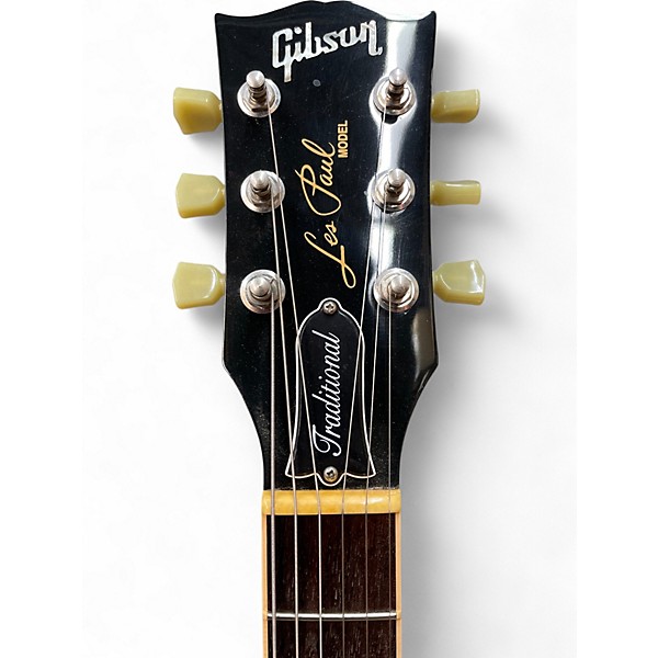 Used 2016 Gibson Les Paul Traditional Plus Honey Burst Solid Body Electric Guitar