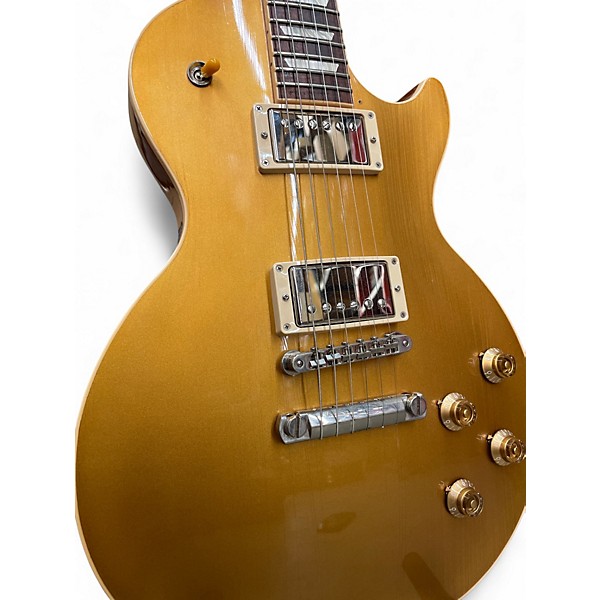 Used 2017 Gibson Les Paul Classic T Gold Top Solid Body Electric Guitar