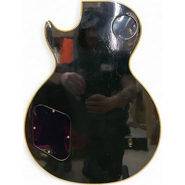 Used 2001 Gibson Les Paul Custom Ebony Solid Body Electric Guitar