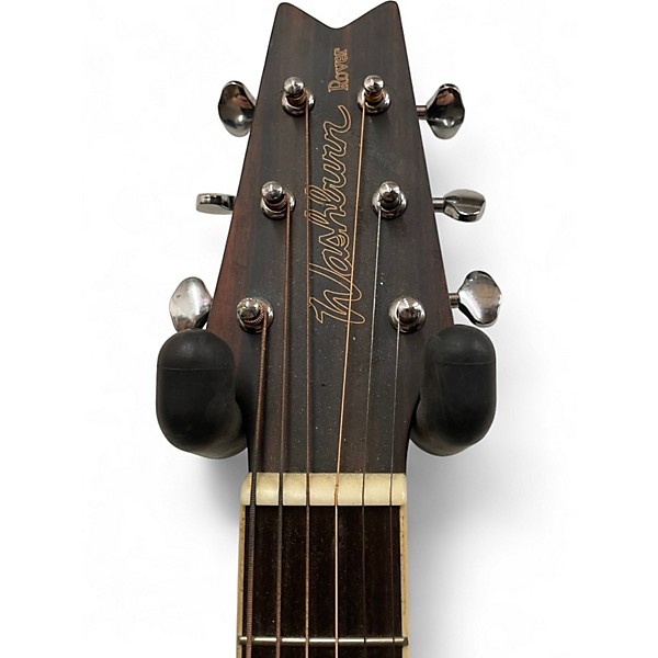 Used Washburn Ro10 Rover Black Acoustic Guitar