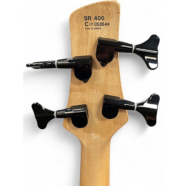 Used Ibanez SR400 Natural Electric Bass Guitar