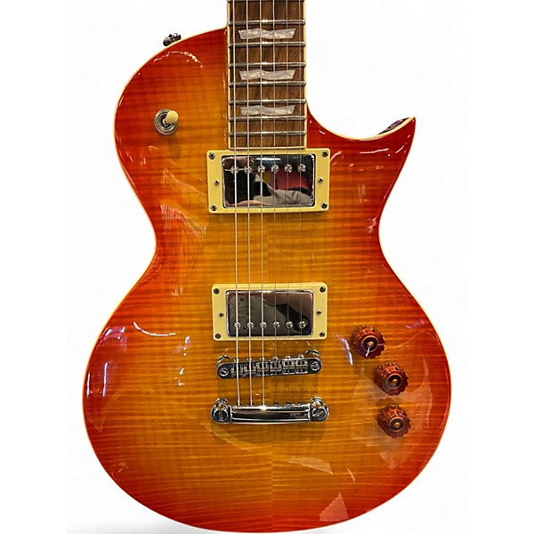 Used ESP LTD EC256FM Cherry Sunburst Solid Body Electric Guitar