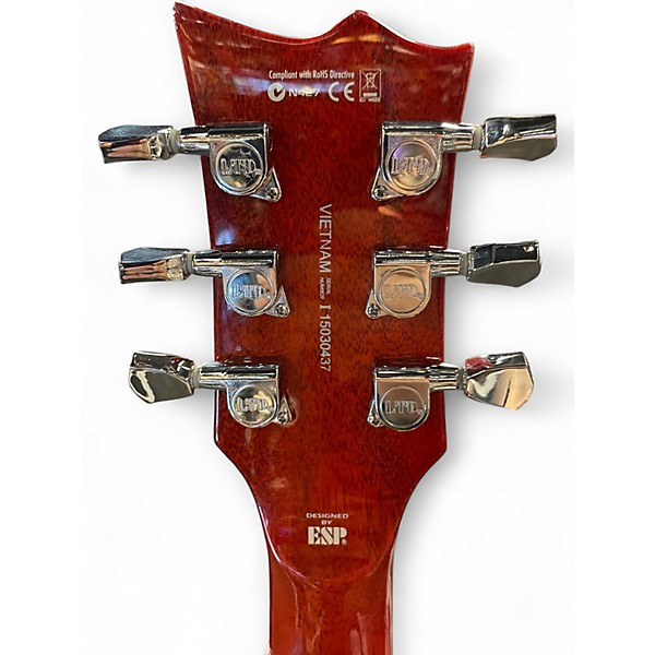 Used ESP LTD EC256FM Cherry Sunburst Solid Body Electric Guitar