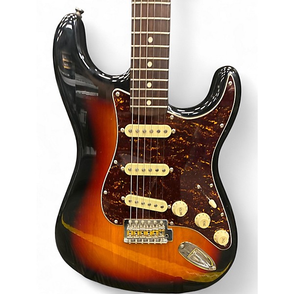 Used Squier Classic Vibe Stratocaster Tobacco Burst Solid Body Electric Guitar