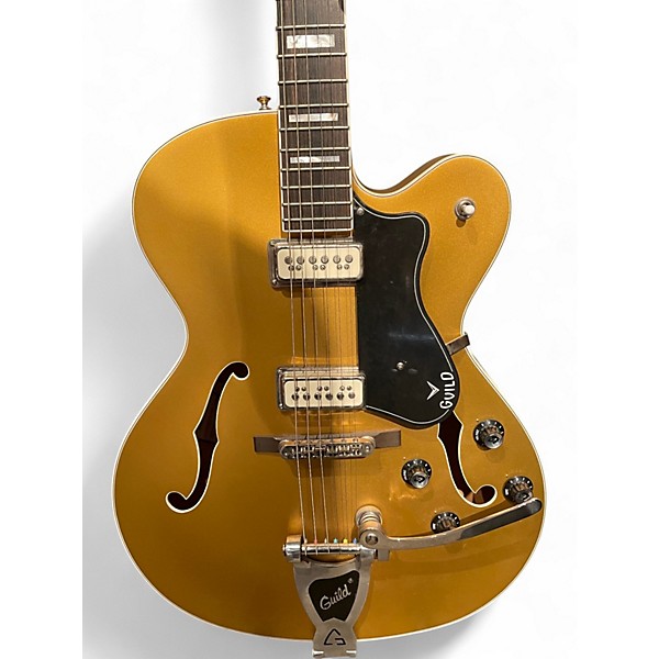 Used Guild X175B Manhattan Blonde Hollow Body Electric Guitar