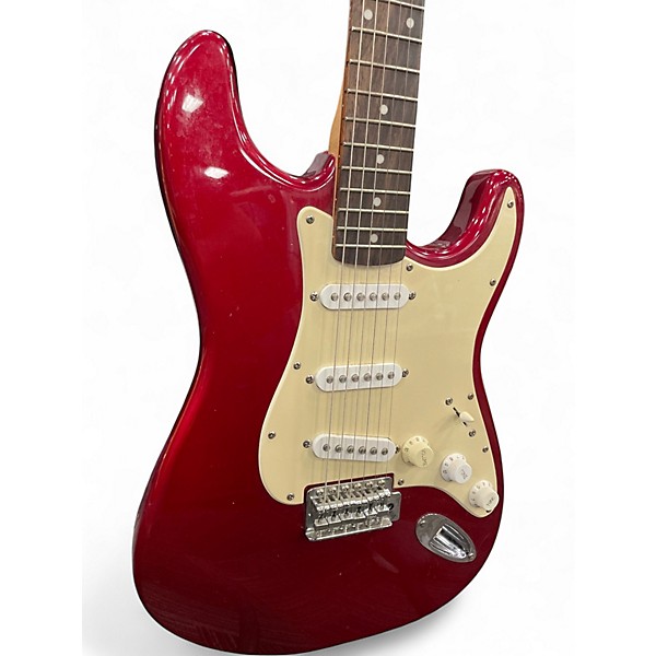 Used Squier Affinity Stratocaster RED Solid Body Electric Guitar