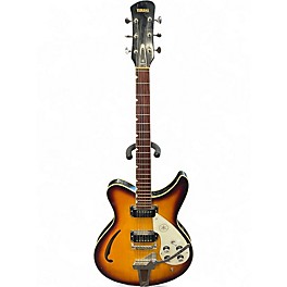 Vintage 1969 Yamaha SA-15D 2 Tone Sunburst Acoustic Electric Guitar