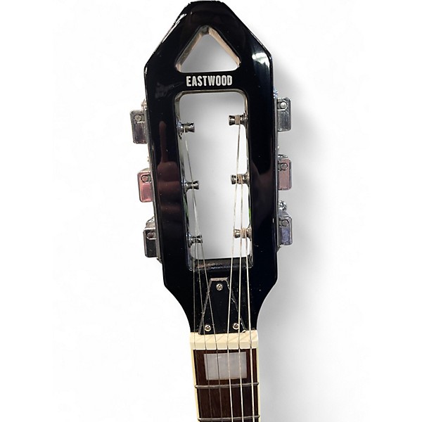 Used 2025 Eastwood deerhoof eeg1 lh black Solid Body Electric Guitar