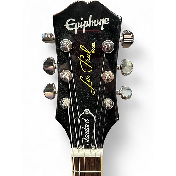 Used Epiphone Les Paul Standard Trans Purple Solid Body Electric Guitar