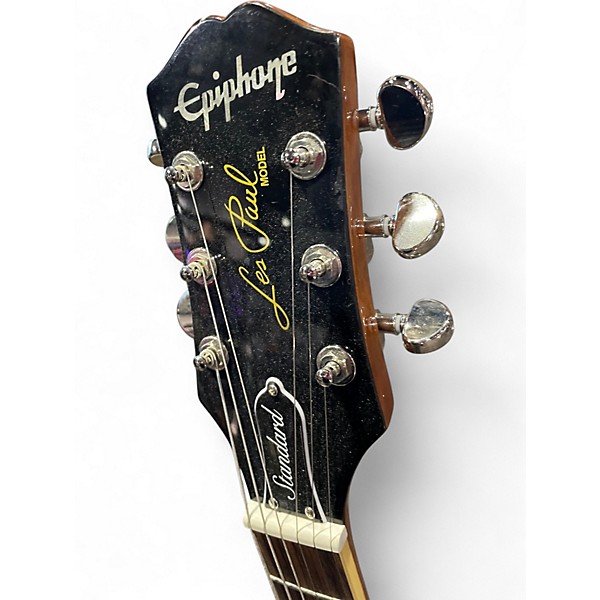 Used Epiphone Les Paul Standard Trans Purple Solid Body Electric Guitar