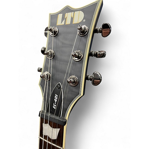 Used ESP LTD EC-401 Gray Solid Body Electric Guitar