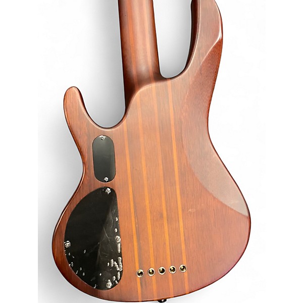 Used ESP LTD D5 5 String Natural Electric Bass Guitar