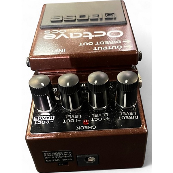 Used BOSS OC5 OCTAVE Effect Pedal