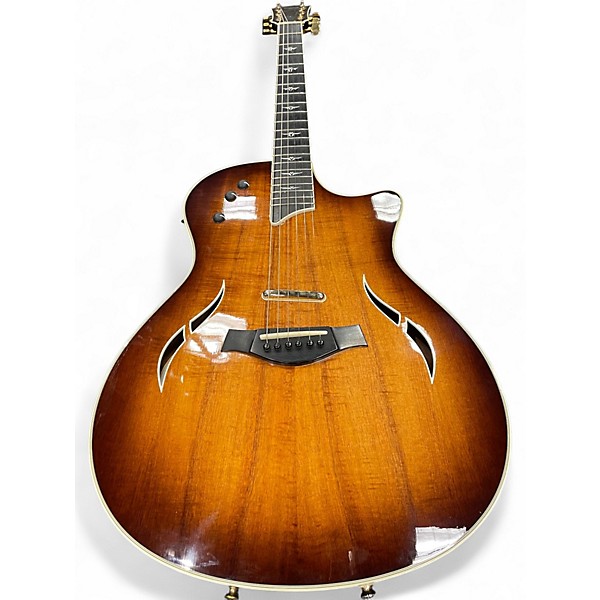 Used Taylor T5C2 quit burst Hollow Body Electric Guitar