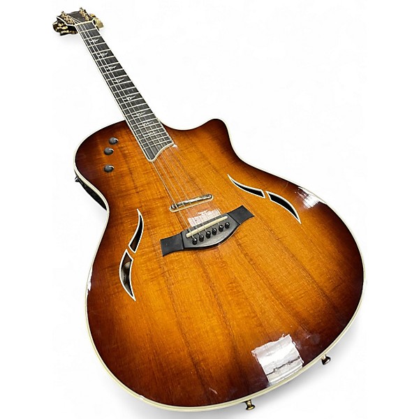 Used Taylor T5C2 quit burst Hollow Body Electric Guitar