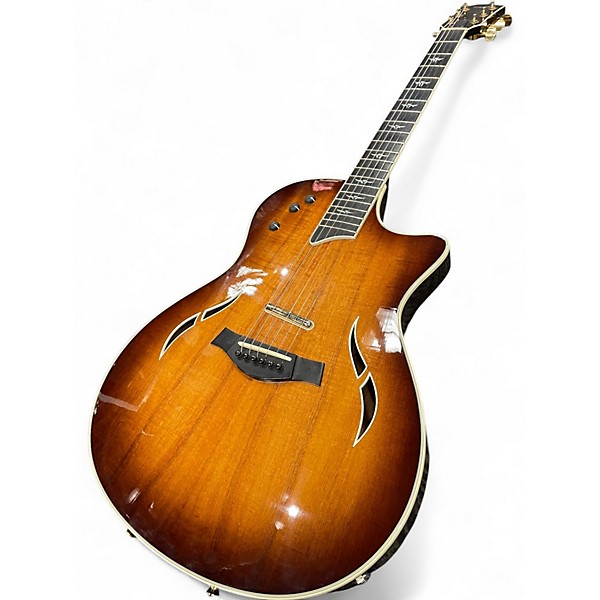 Used Taylor T5C2 quit burst Hollow Body Electric Guitar