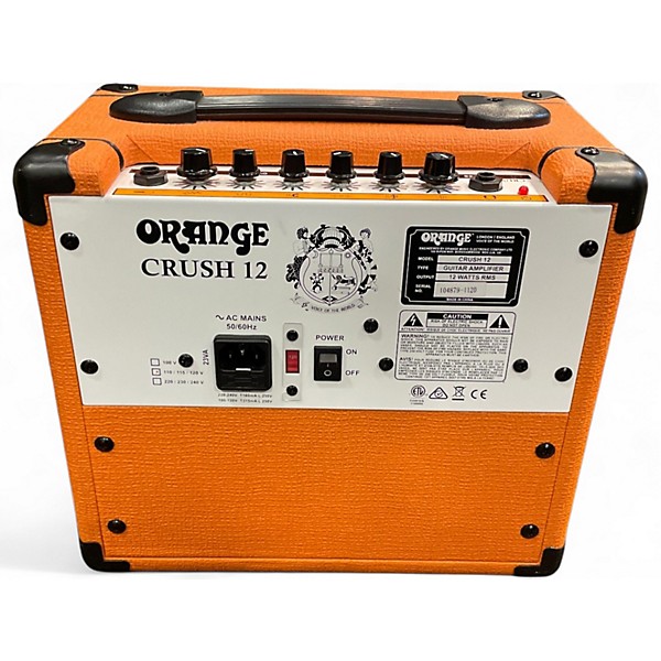 Used Orange Amplifiers Crush 12 Guitar Combo Amp