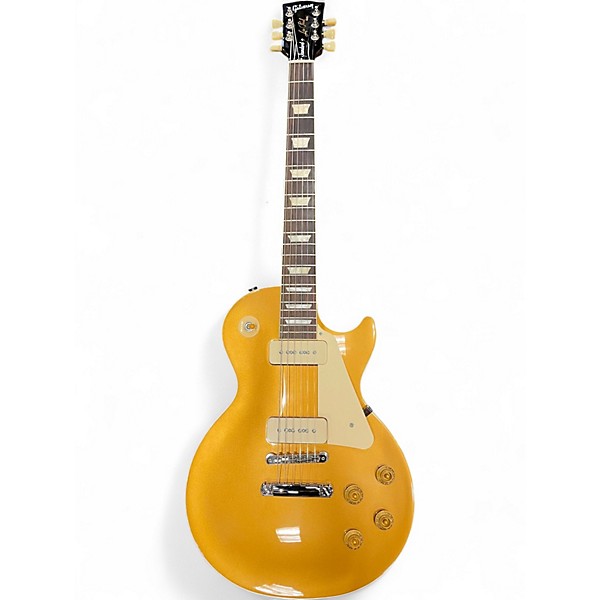 Used Gibson LES PAUL STANDARD '50S P90 GOLD Solid Body Electric Guitar