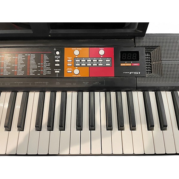 Used Yamaha PSRF51 61 Key Portable Keyboard