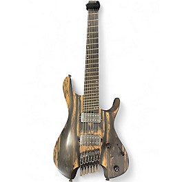 Used Ibanez QX527PE Headless 7 String Guitar Natural Solid Body Electric Guitar