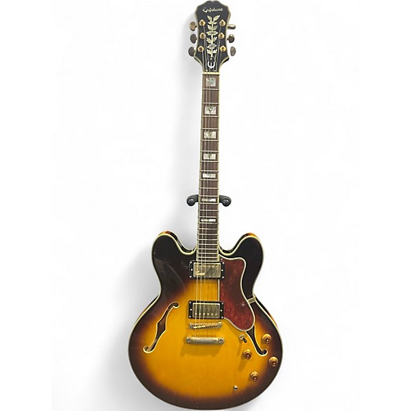 Used Epiphone Sheraton II Vintage Sunburst Hollow Body Electric Guitar