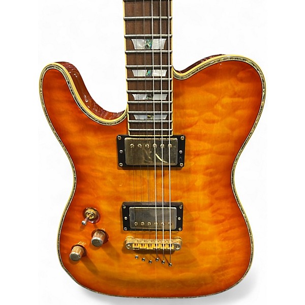 Used Schecter Guitar Research Schecter PT Elite Sunburst Solid Body Electric Guitar