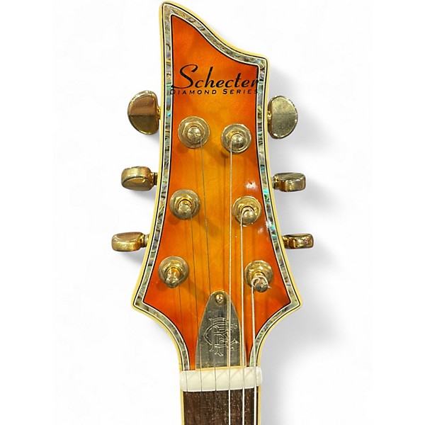 Used Schecter Guitar Research Schecter PT Elite Sunburst Solid Body Electric Guitar